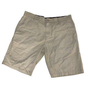 Men's Canterbury Beige Flat Front Chino Shorts Waist 38